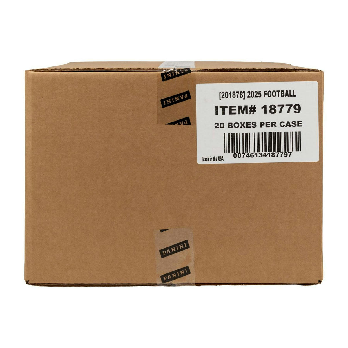 2025 Panini Prizm Football Mega Hobby 20-Box Case