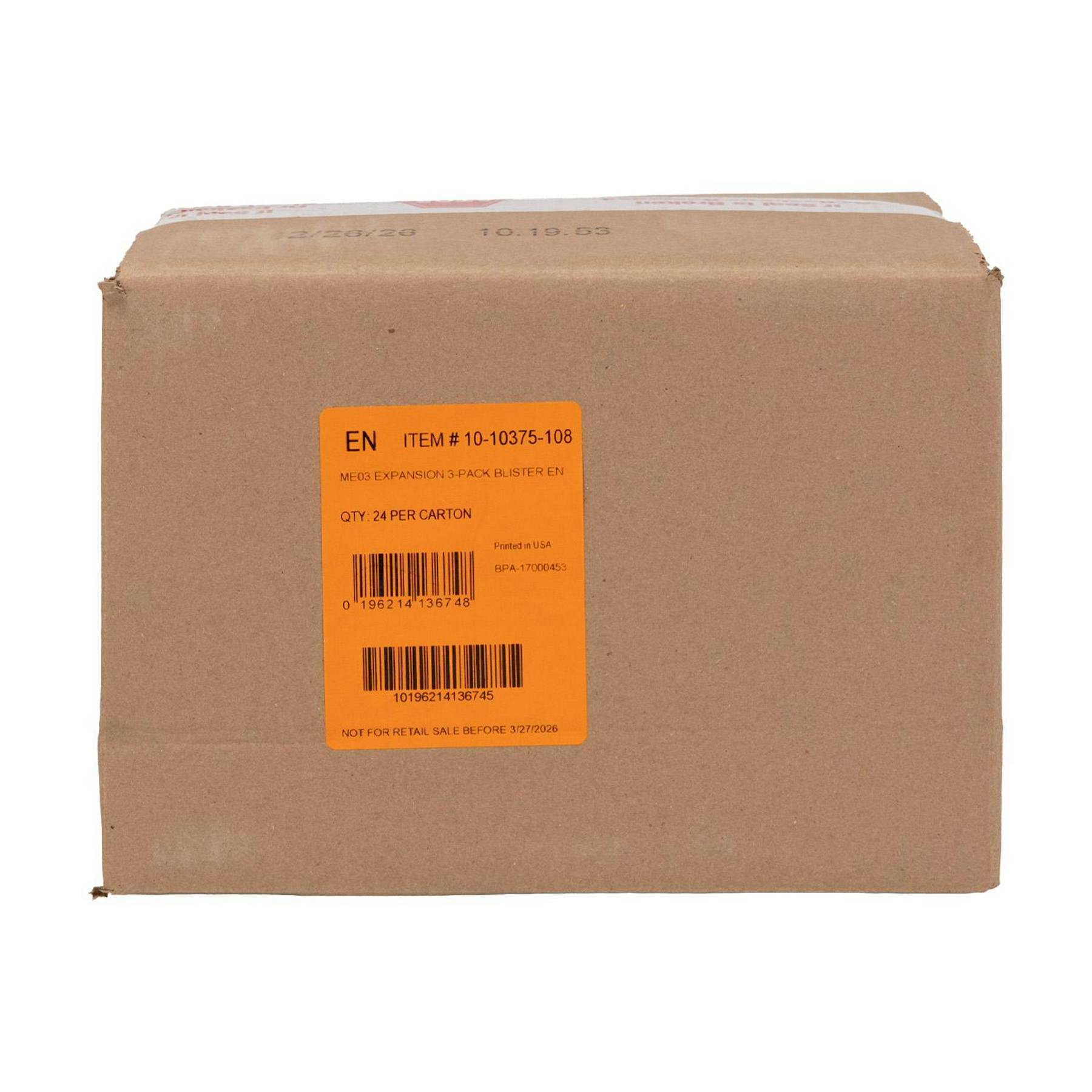 Pokemon Mega Evolution: Perfect Order 3-Pack Blister Case (24 Ct.)