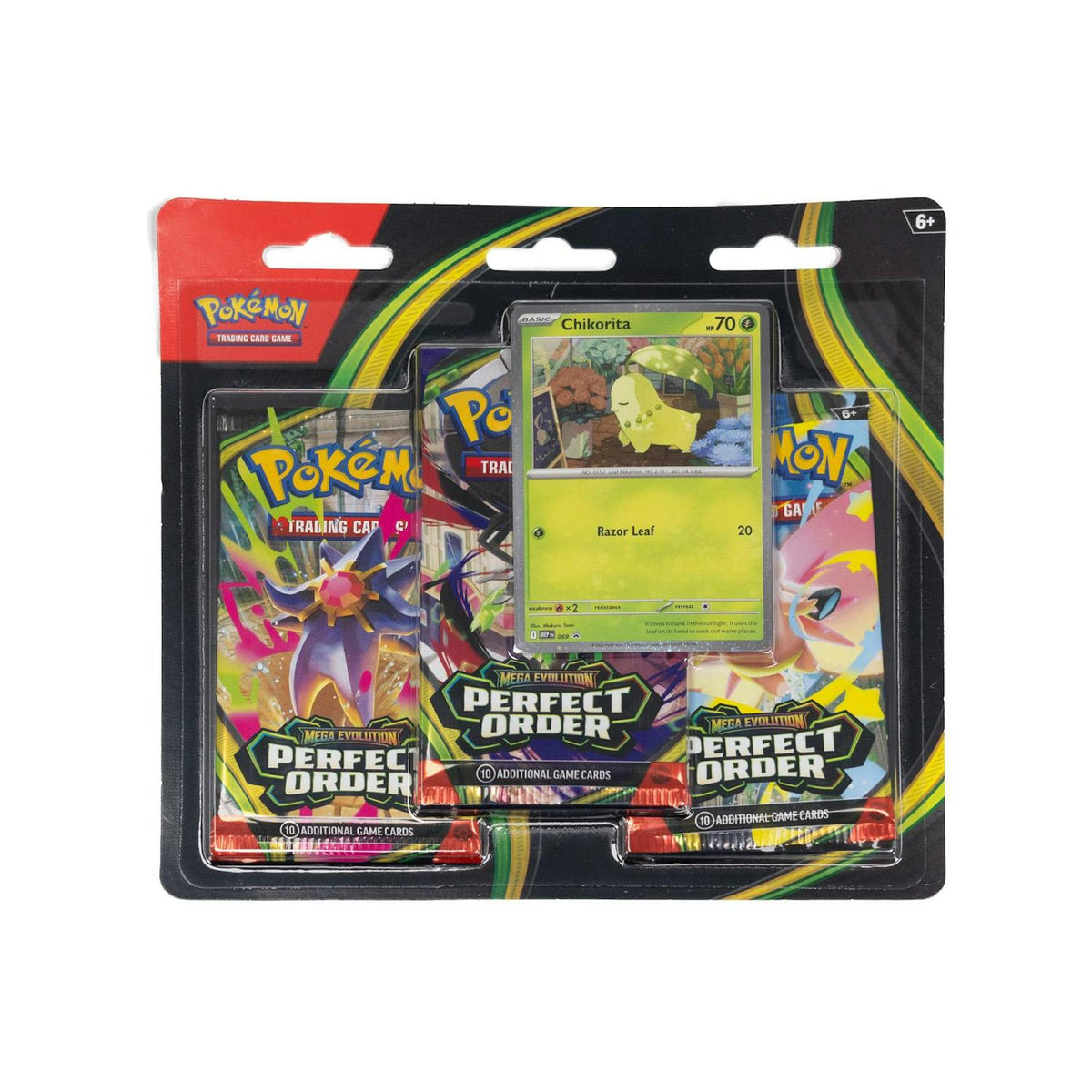 Pokemon Mega Evolution: Perfect Order 3-Pack Blister