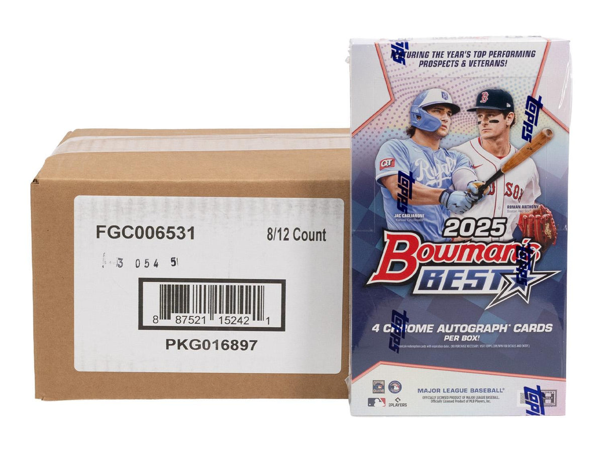 2025 Bowman's Best Baseball Hobby 8-Box Case