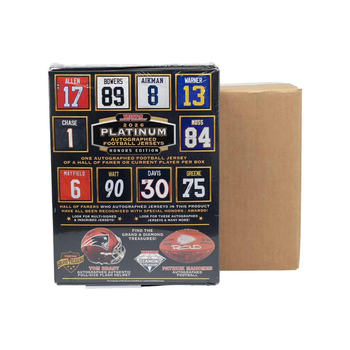 2026 TriStar Platinum Honors Edition Autographed Football Jersey 4-Box Case