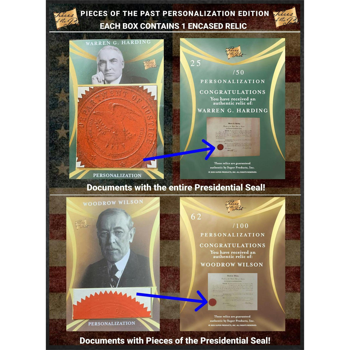 2025 Keepsake Pieces of the Past Personalization Edition Hobby Box