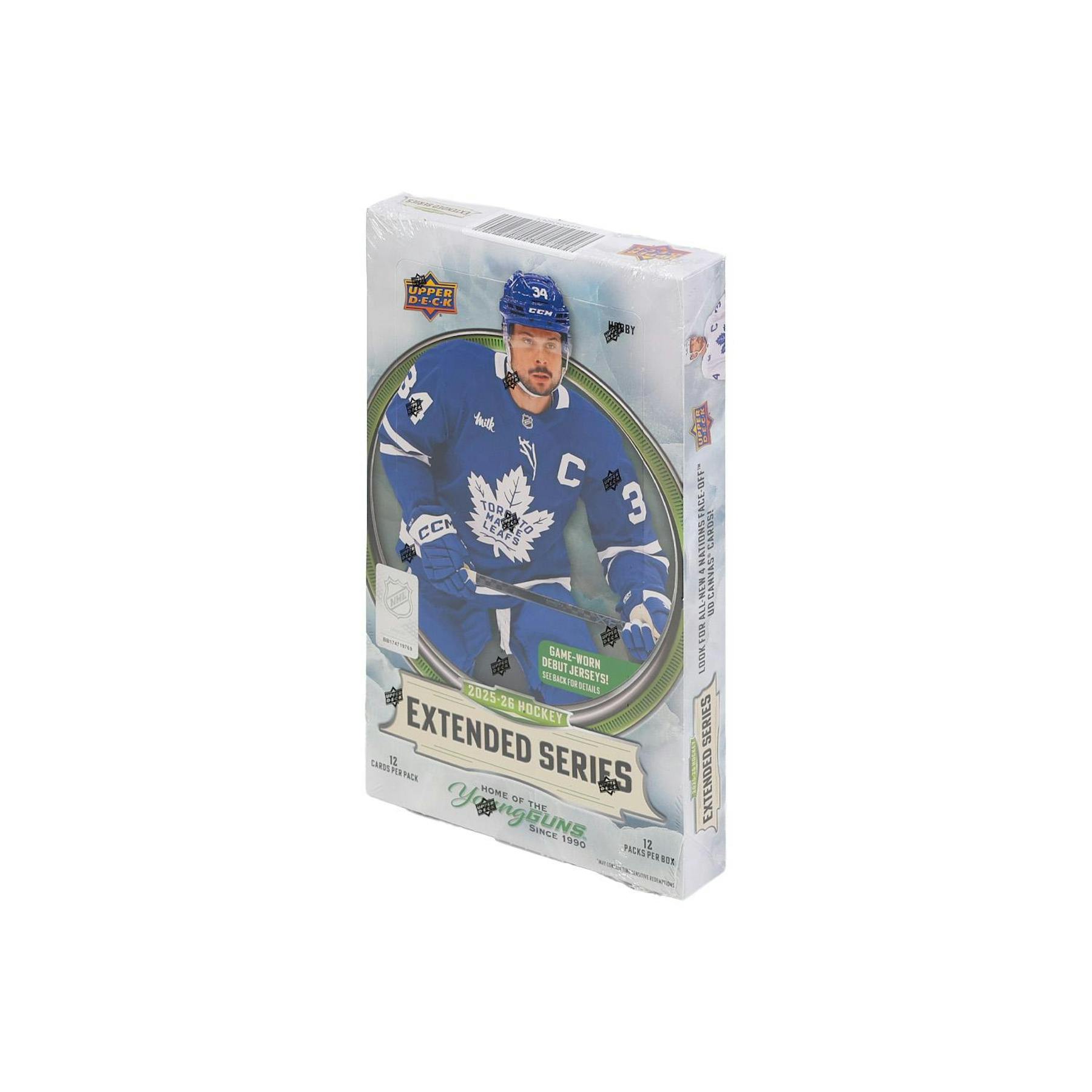 2025/26 Upper Deck Extended Series Hockey Hobby 12-Box Case