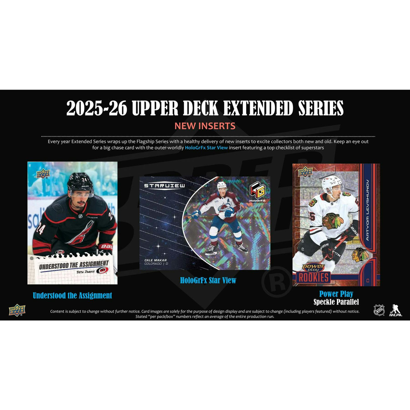 2025/26 Upper Deck Extended Series Hockey Blaster 20-Box Case