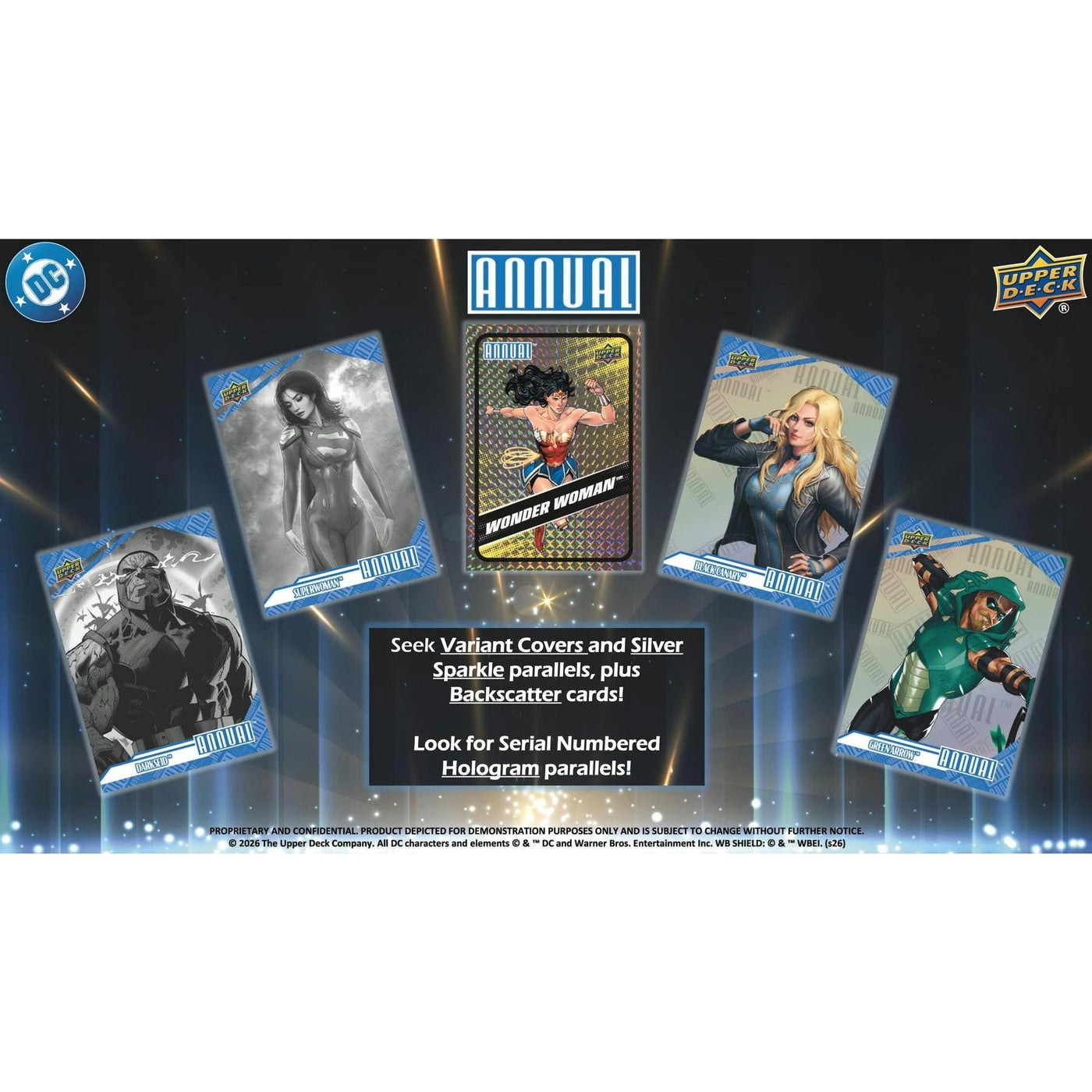 2024/25 Upper Deck DC Annual Hobby 16-Box Case