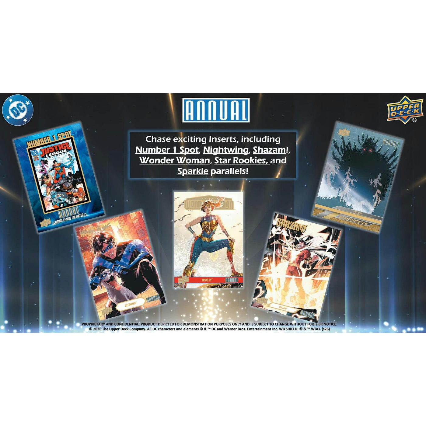 2024/25 Upper Deck DC Annual Hobby 16-Box Case