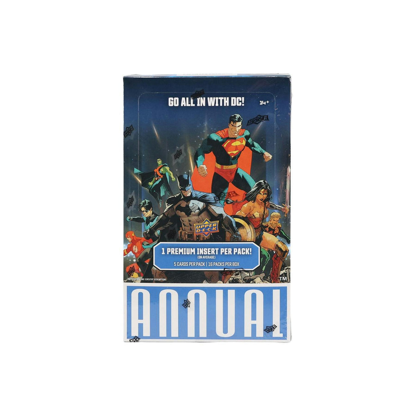 2024/25 Upper Deck DC Annual Hobby 16-Box Case