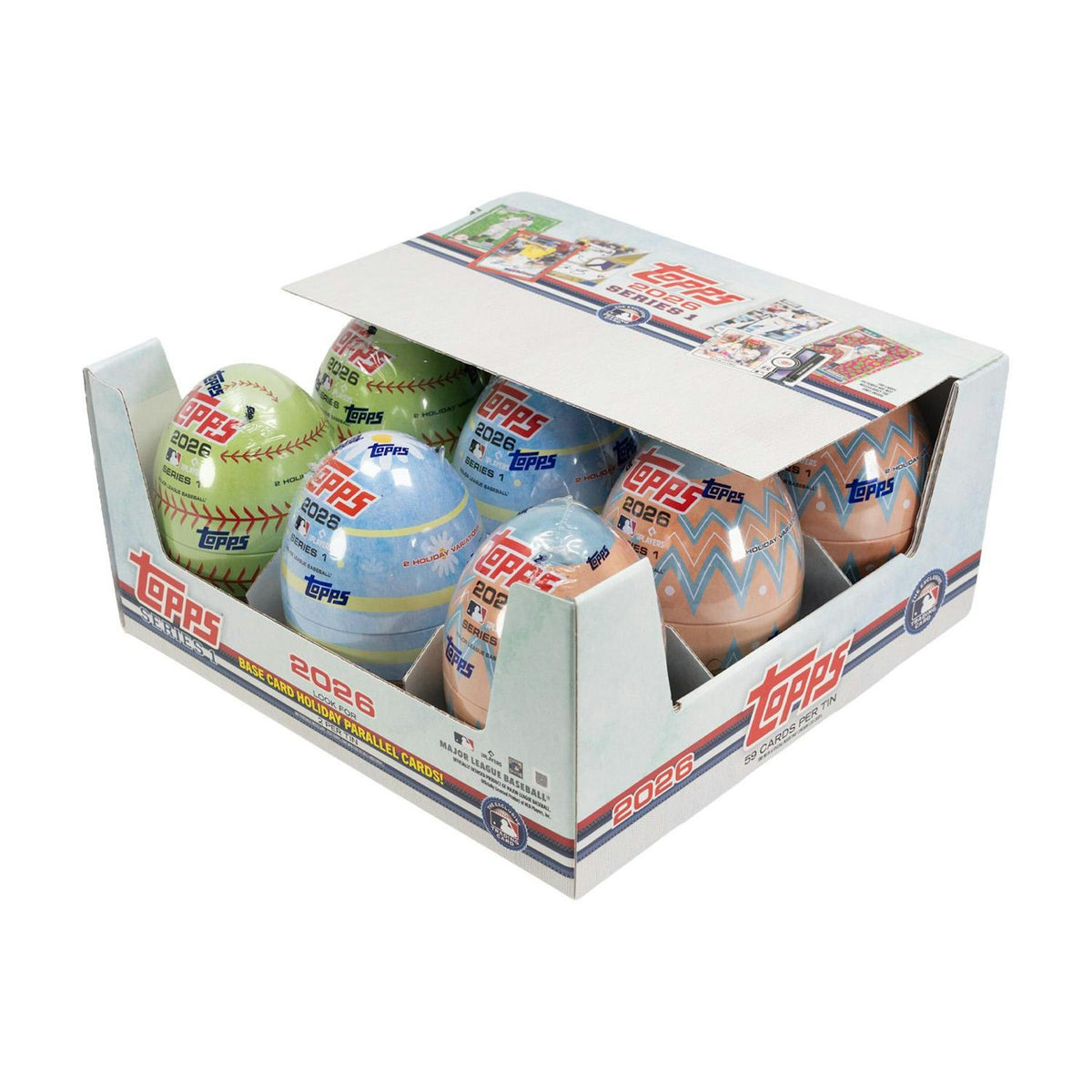 2026 Topps Series 1 Baseball 9-Tin 4-Box Case (36 Tins!)