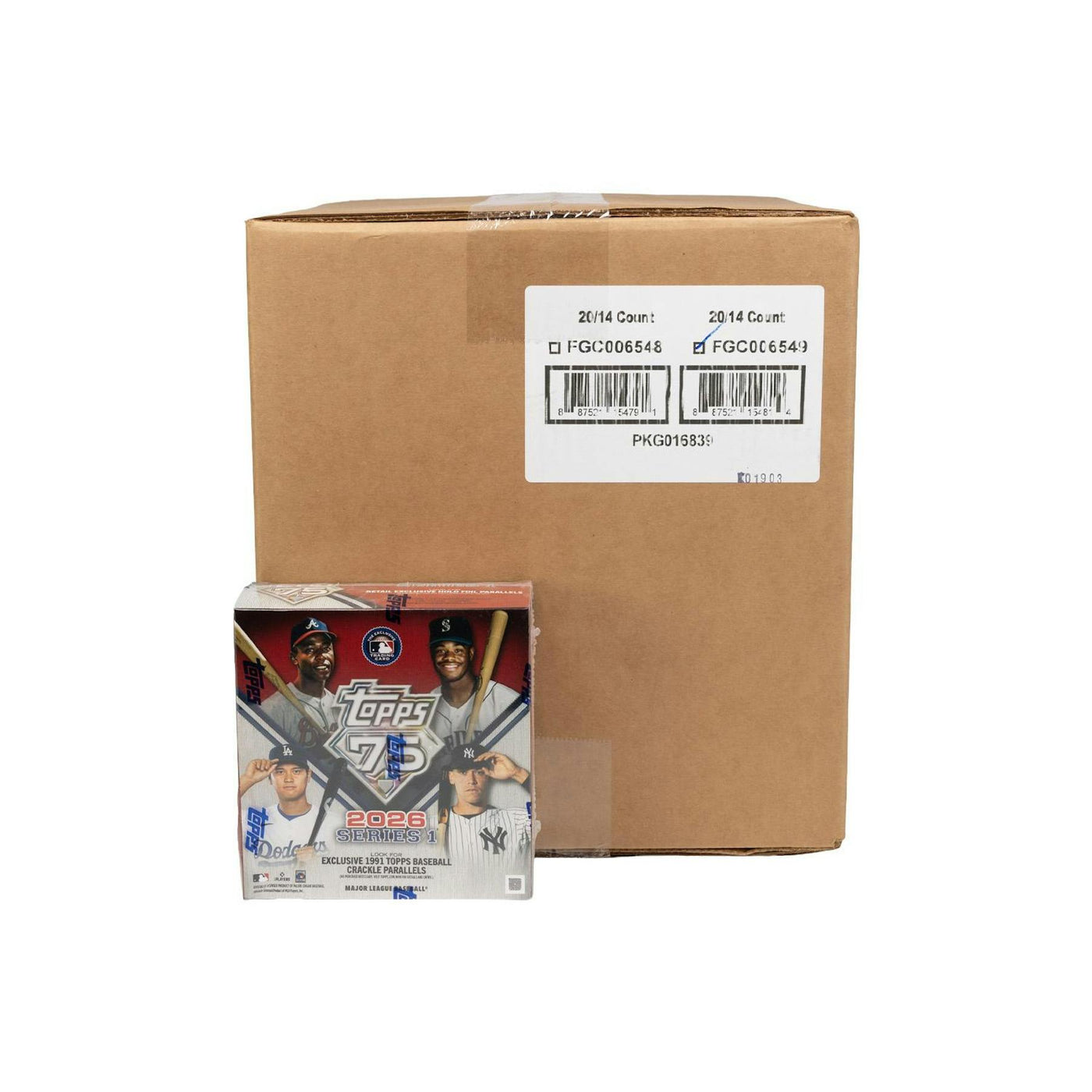 2026 Topps Series 1 Baseball Mega 20-Box Case