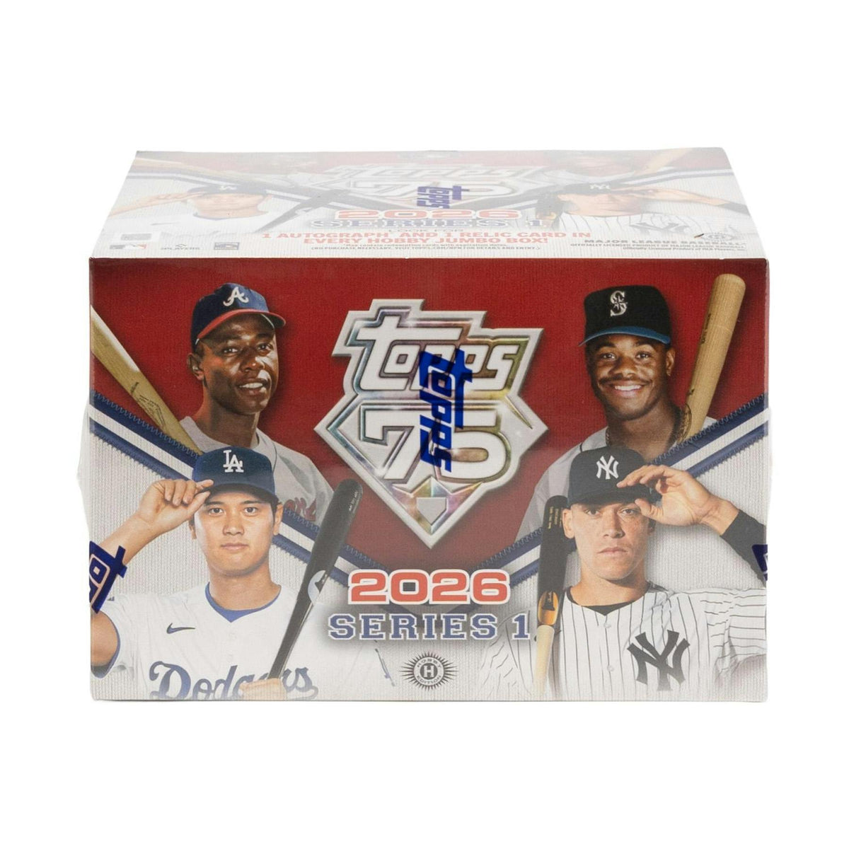 2026 Topps Series 1 Baseball Hobby Jumbo 6-Box Case