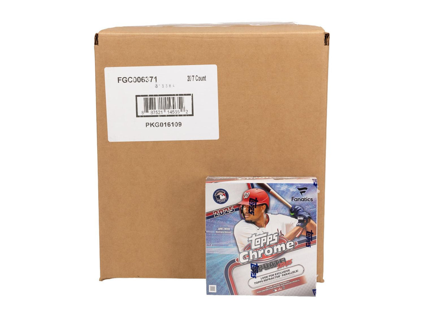 2025 Topps Chrome Update Series Baseball Mega 20-Box Case (Fanatics)