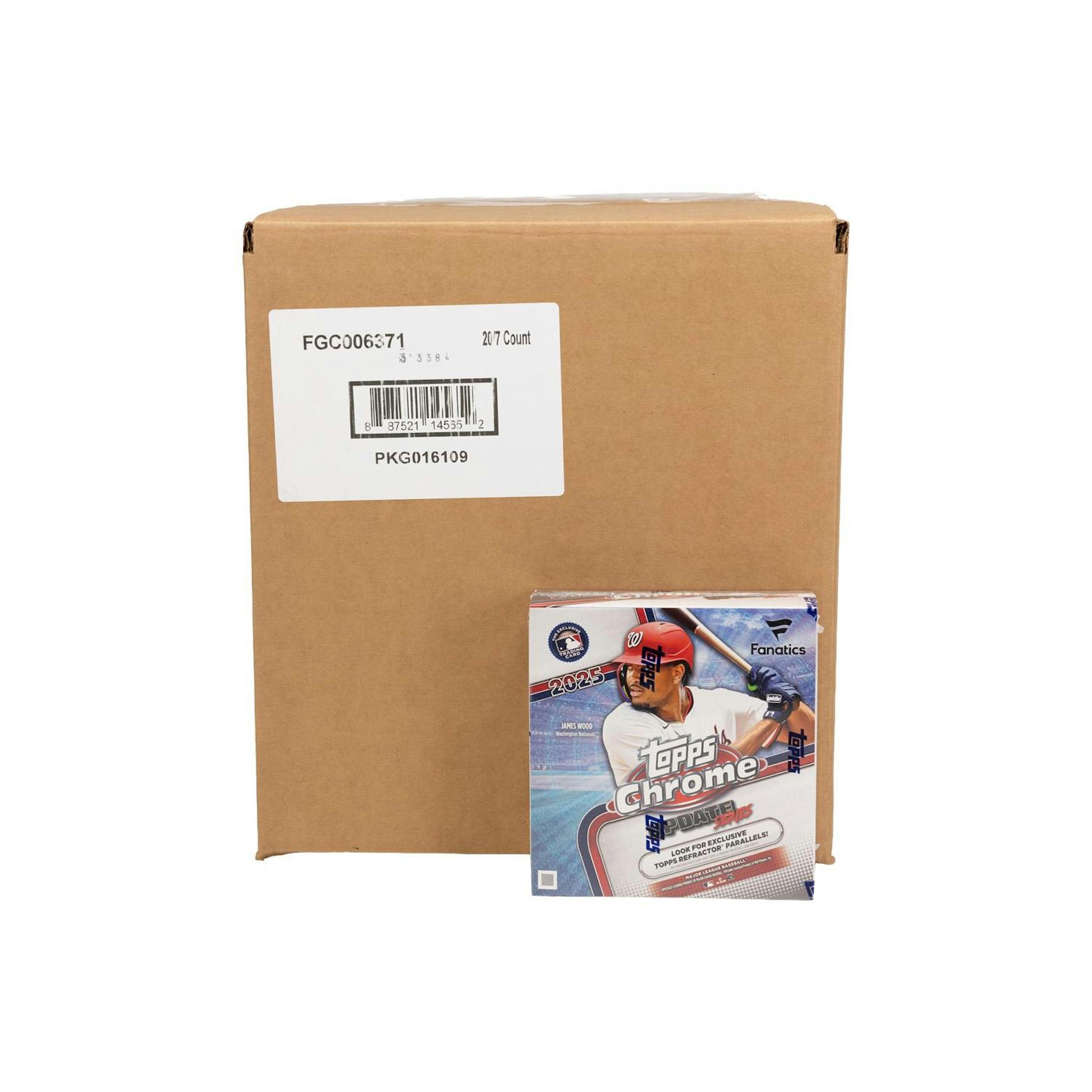 2025 Topps Chrome Update Series Baseball Mega 20-Box Case (Fanatics)
