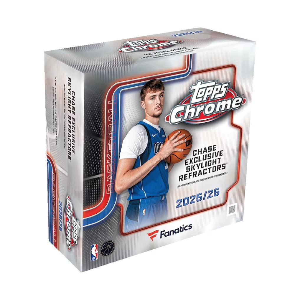 2025/26 Topps Chrome Basketball Mega Box (Fanatics)