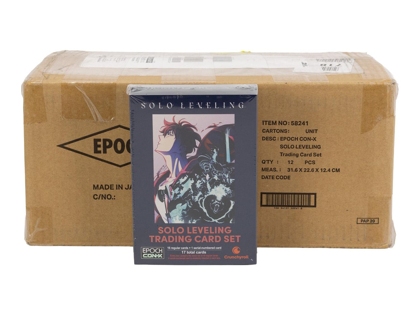 2026 Epoch Con-X Solo Leveling Trading Card Set 12-Box Case