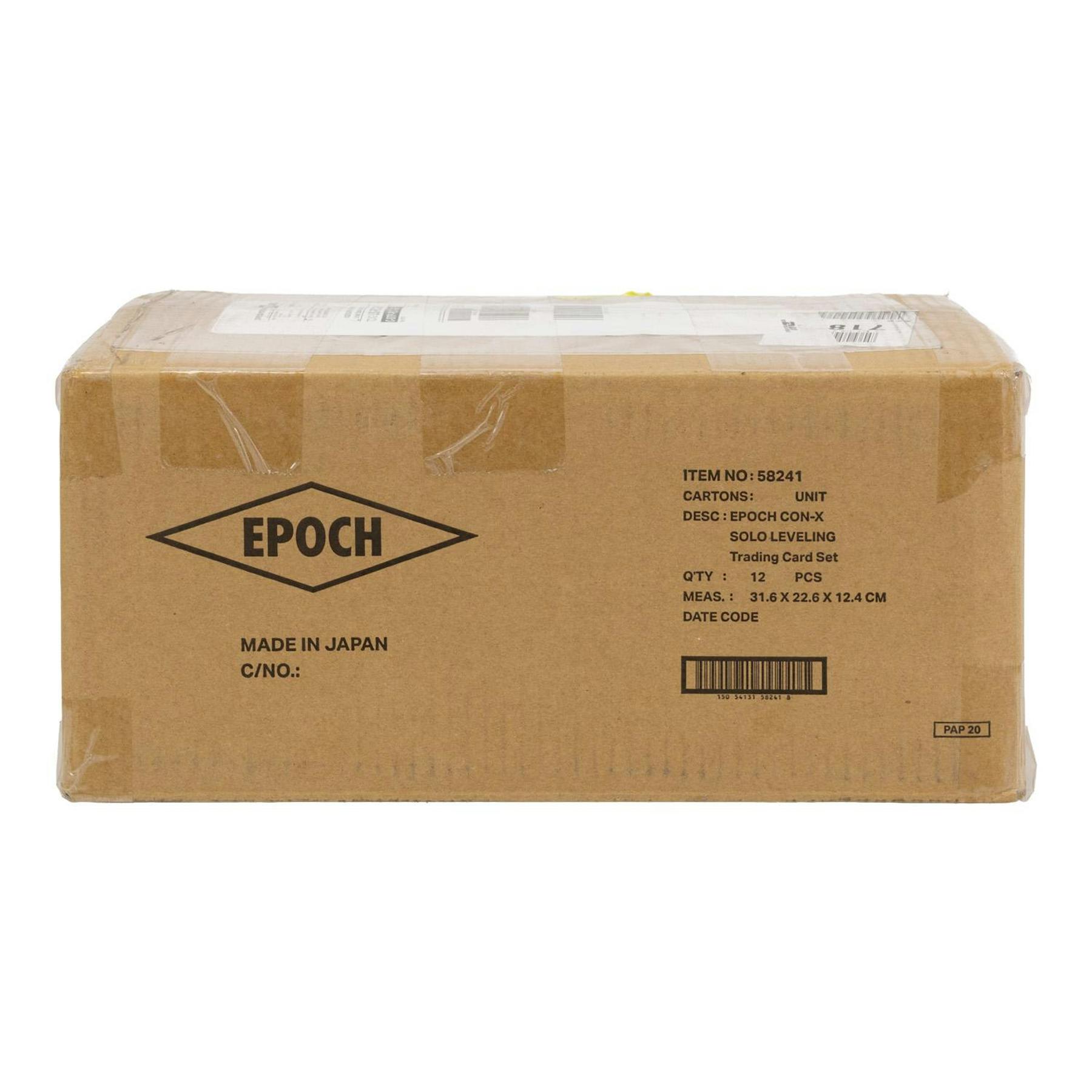 2026 Epoch Con-X Solo Leveling Trading Card Set 12-Box Case