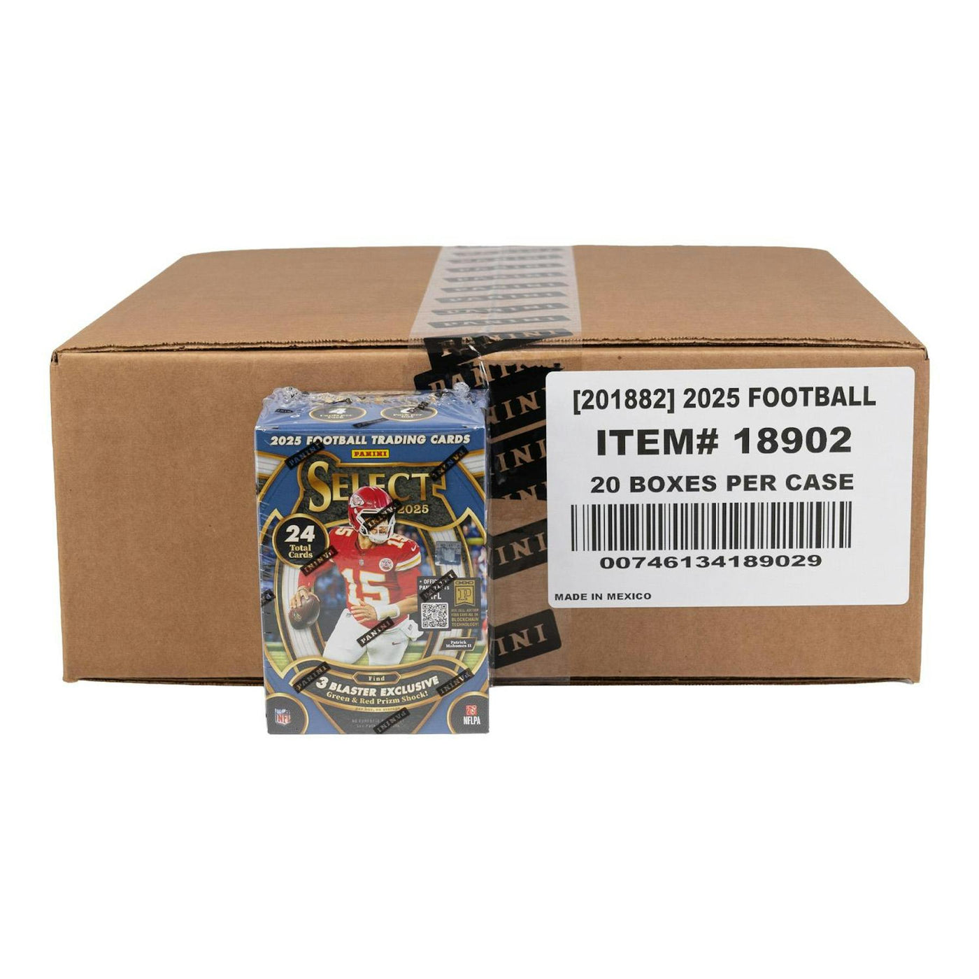 2025 Panini Select Football Blaster Hobby 20-Box Case (Green & Red Prizms!)