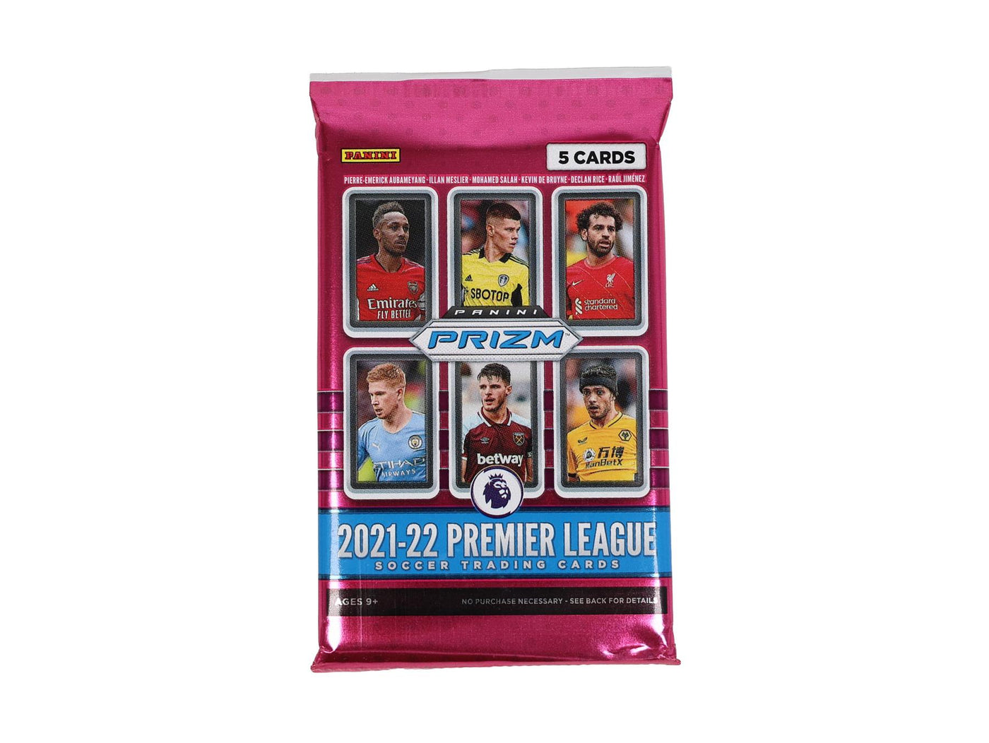 2021/22 Panini Prizm Premier League EPL Soccer Mega Box Pack (Pink Ice Prizms!)