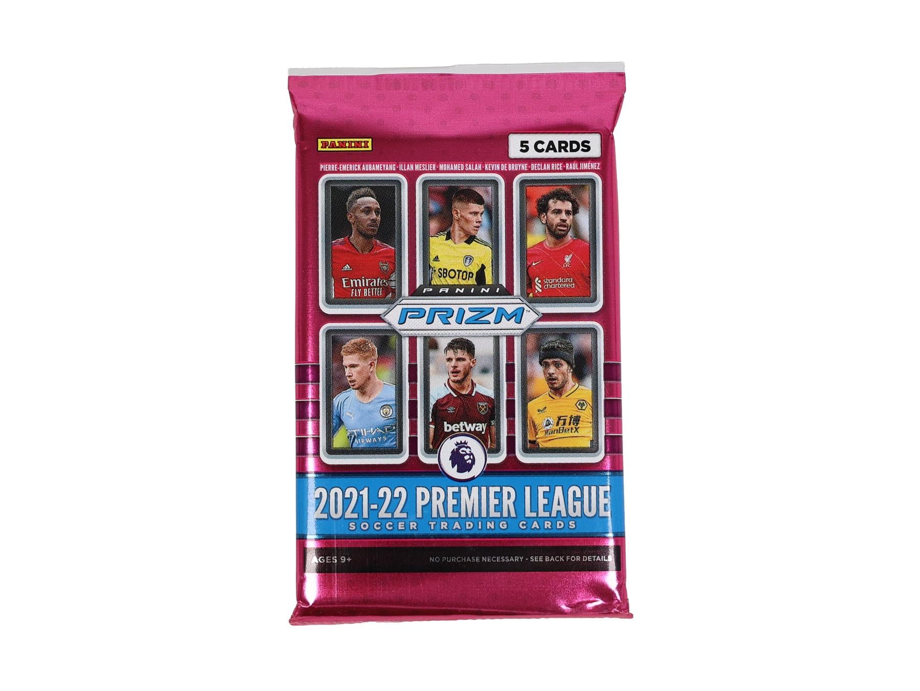 2021/22 Panini Prizm Premier League EPL Soccer Mega Box Pack (Pink Ice Prizms!)