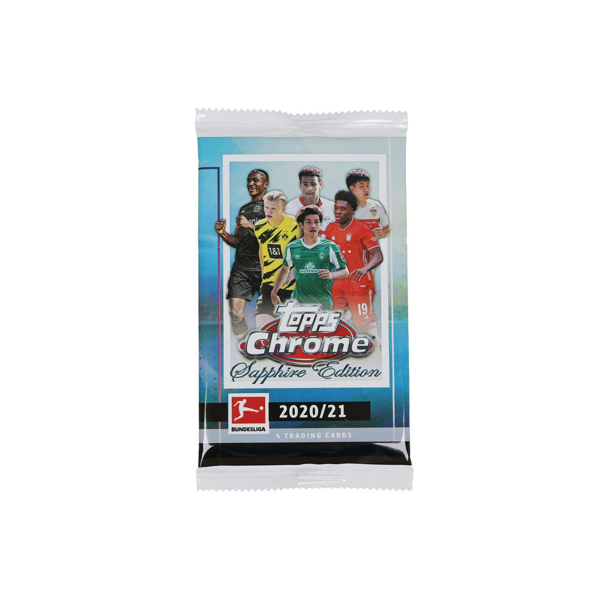2020/21 Topps Chrome Bundesliga Sapphire Edition Soccer Hobby Box Pack