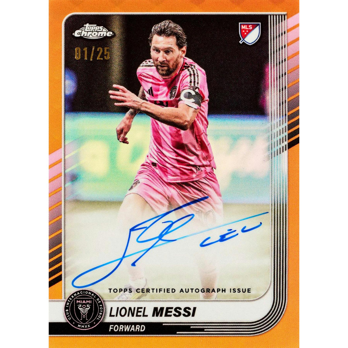 2025 Topps MLS Major League Soccer Chrome Hobby Box