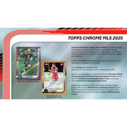 2025 Topps MLS Major League Soccer Chrome Hobby Pack