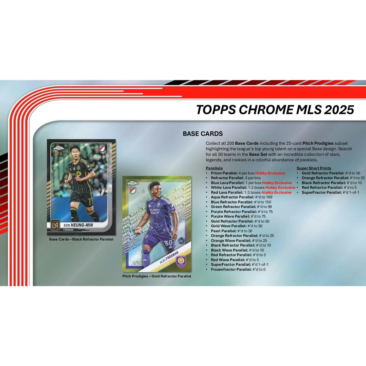 2025 Topps MLS Major League Soccer Chrome Hobby Box