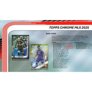 2025 Topps MLS Major League Soccer Chrome Hobby Pack