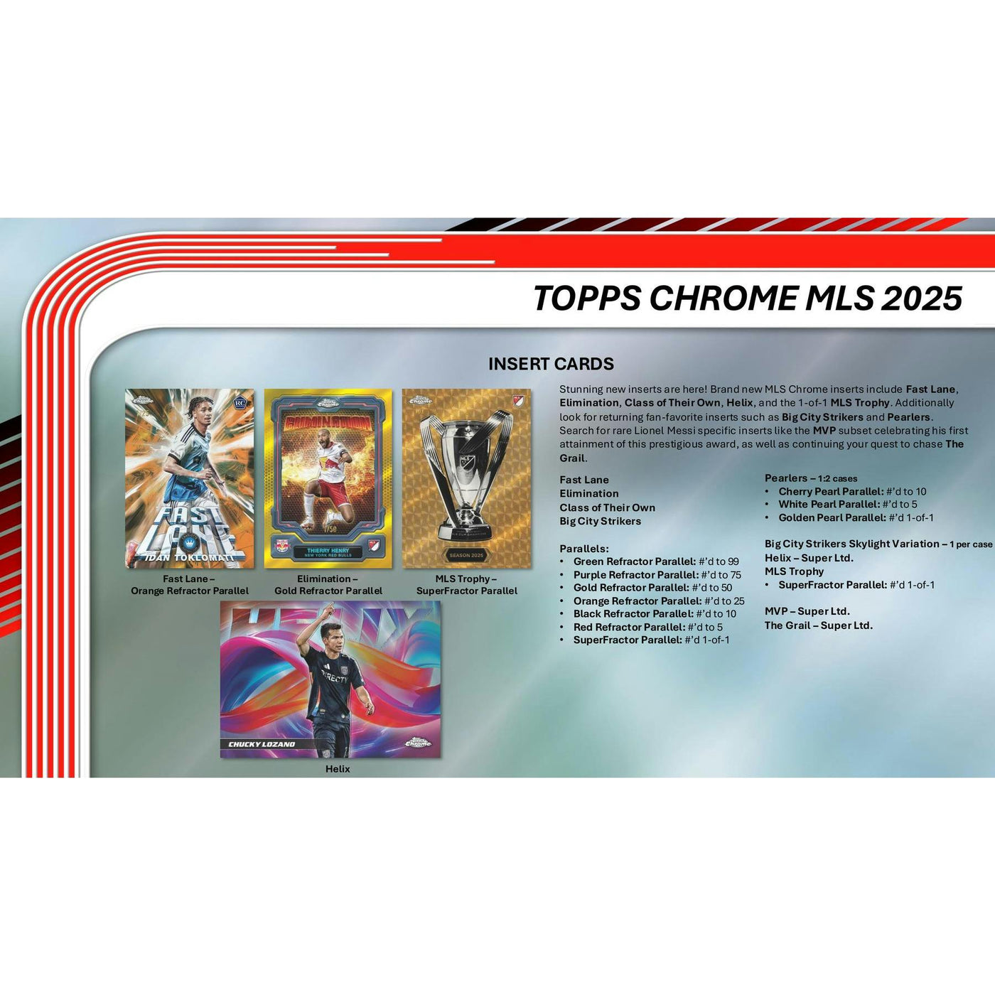 2025 Topps MLS Major League Soccer Chrome Hobby Pack
