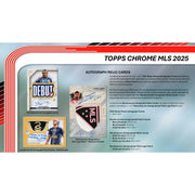 2025 Topps MLS Major League Soccer Chrome Hobby Box