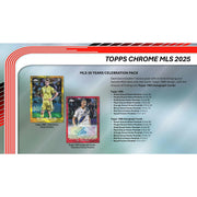 2025 Topps MLS Major League Soccer Chrome Hobby Box
