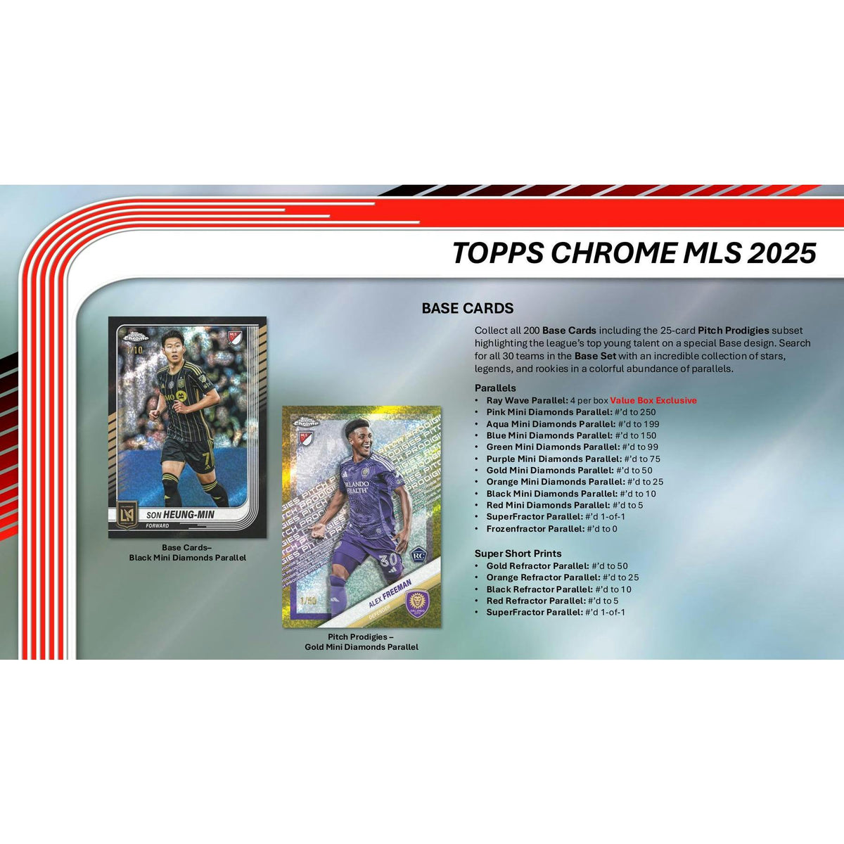 2025 Topps MLS Major League Soccer Chrome Blaster 40-Box Case