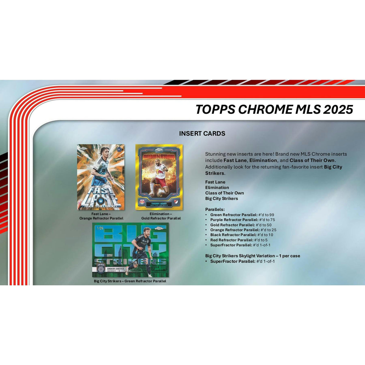 2025 Topps MLS Major League Soccer Chrome Blaster Box