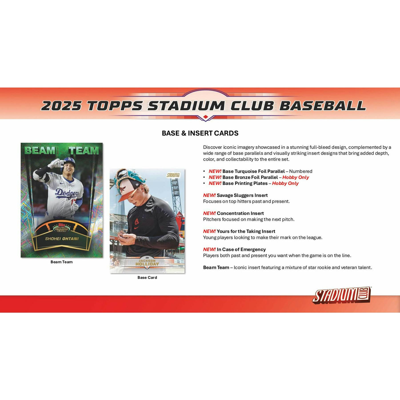2025 Topps Stadium Club Baseball Hobby 16-Box Case