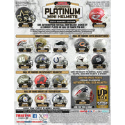2026 TriStar Autographed Platinum Football Mini Helmets Honors Edition Hobby 8-Box Case