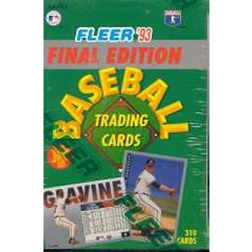 1993 Fleer Final Edition Baseball Factory Set