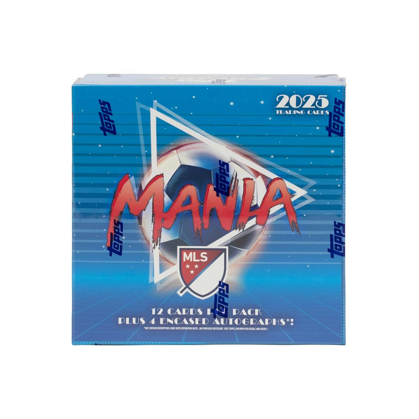 2025 Topps MLS Major League Soccer Chrome Mania 5-Box Case
