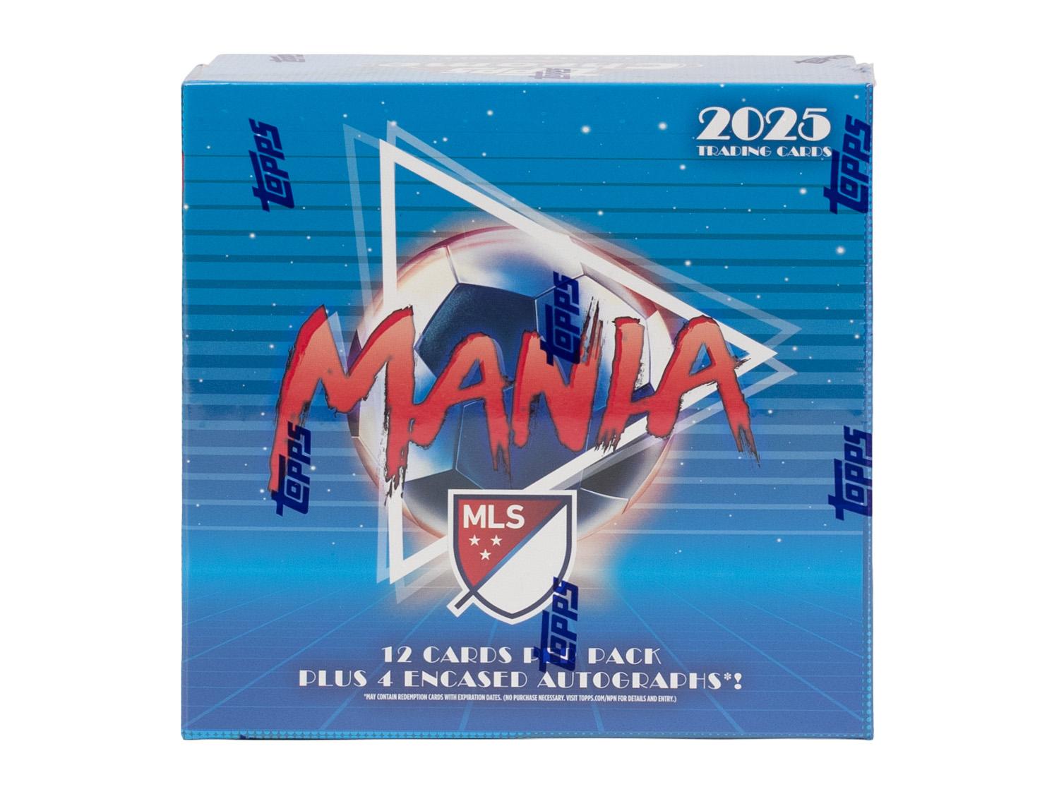 2025 Topps MLS Major League Soccer Chrome Mania Box