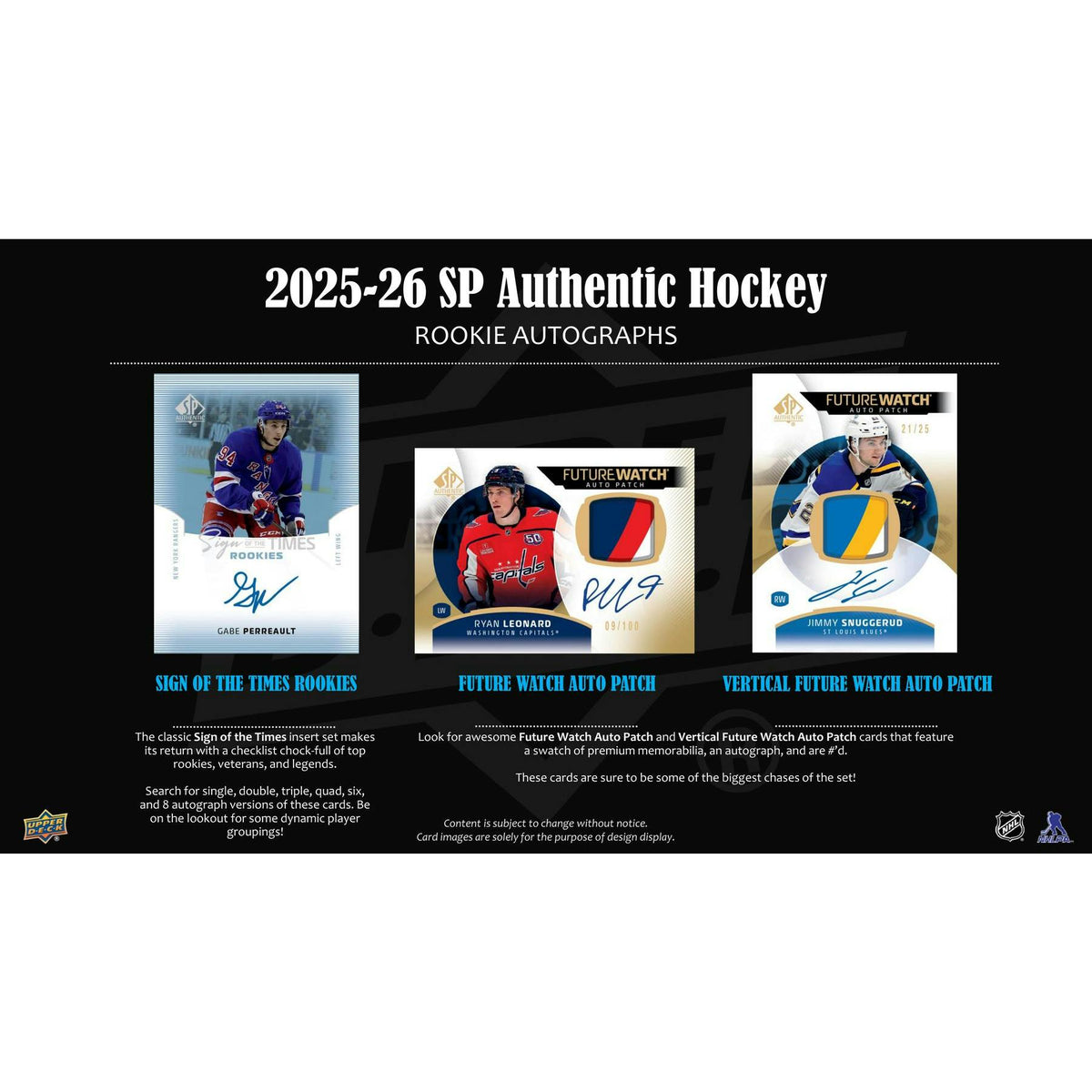 2025/26 Upper Deck SP Authentic Hockey Hobby Box