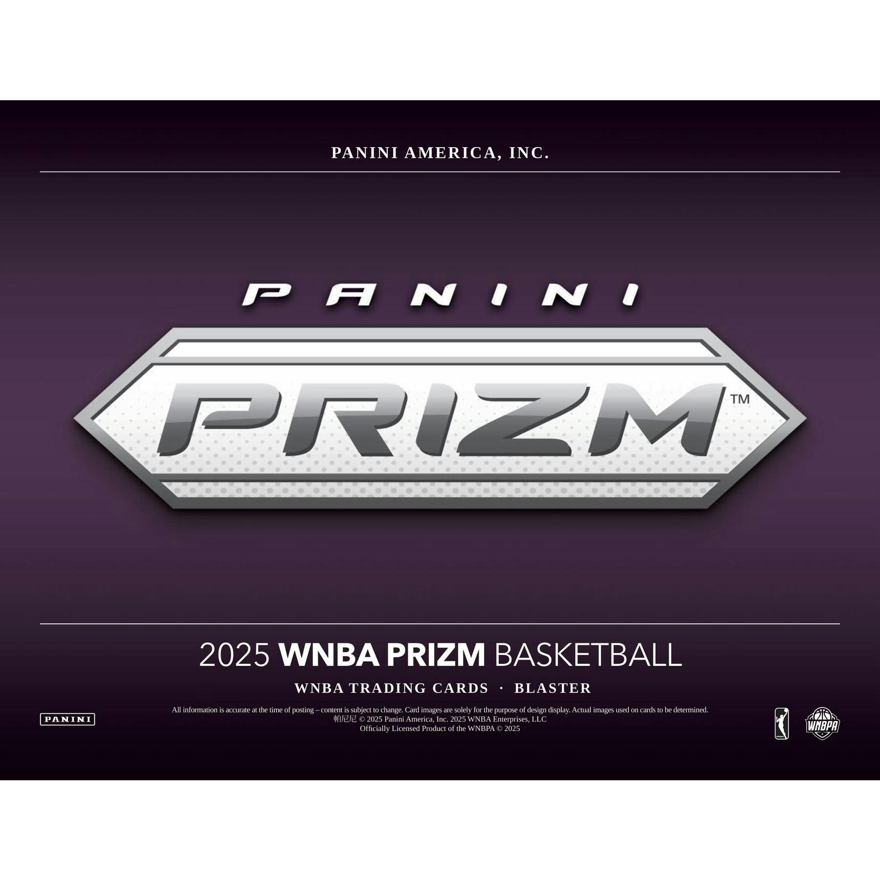 2025 Panini Prizm WNBA Basketball Blaster Pack (Ice Prizms!)