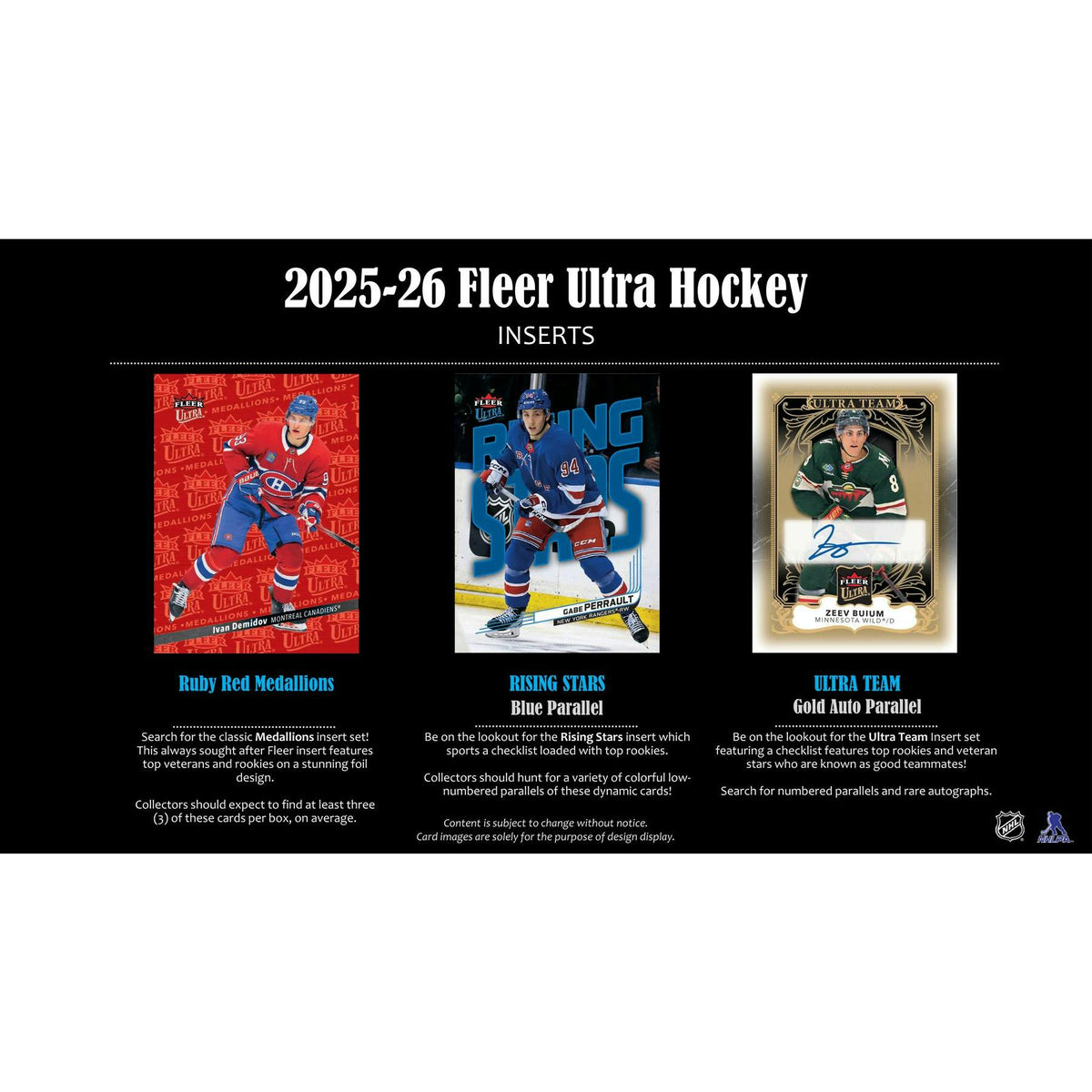 2025/26 Upper Deck Fleer Ultra Hockey Hobby 10-Box Case
