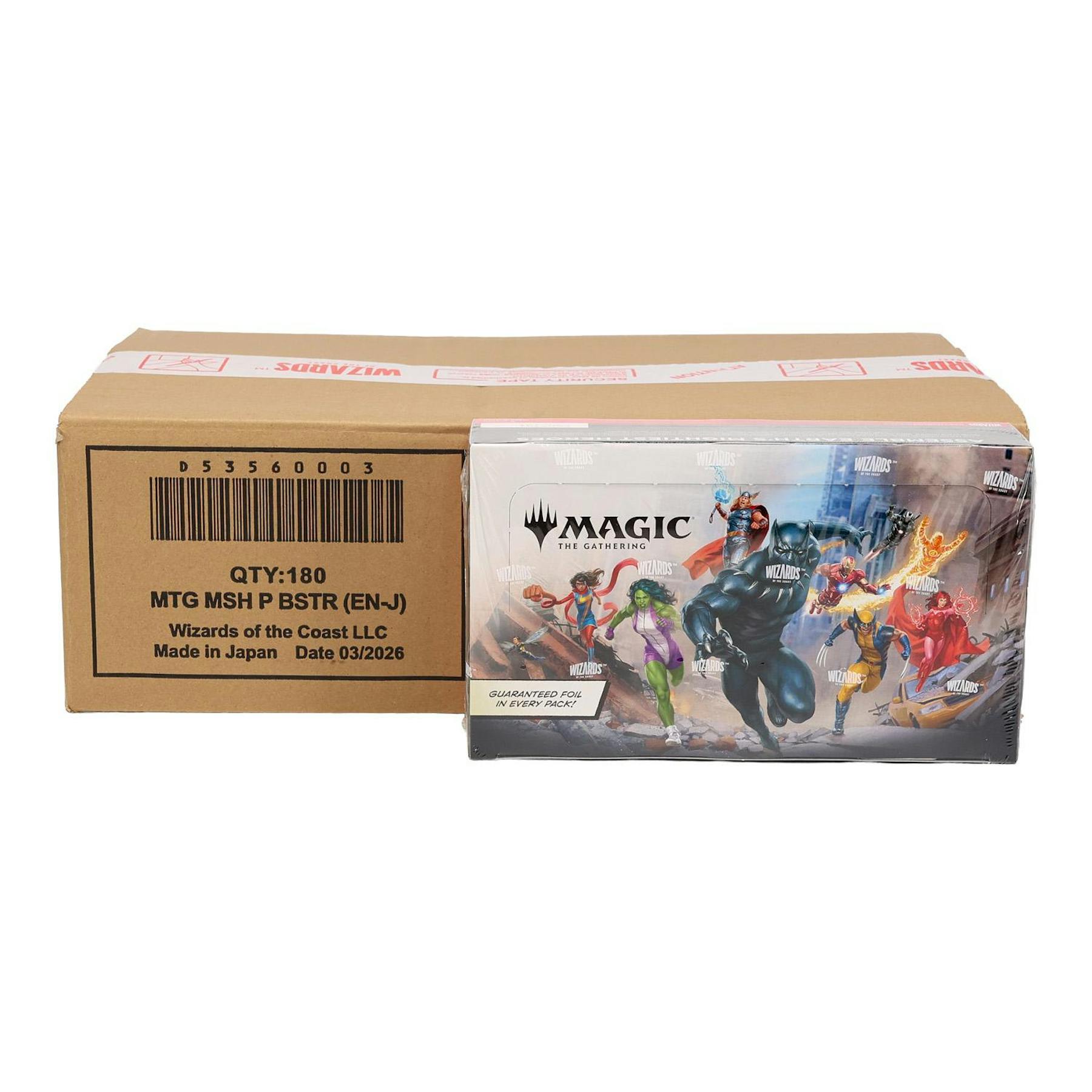 Magic the Gathering Marvel Super Heroes Play Booster 6-Box Case