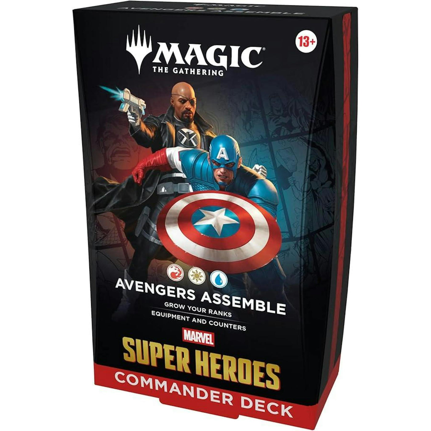 Magic the Gathering Marvel Super Heroes Commander 4-Deck Case