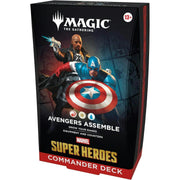 Magic the Gathering Marvel Super Heroes Commander 4-Deck Case