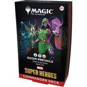 Magic the Gathering Marvel Super Heroes Commander 4-Deck Case