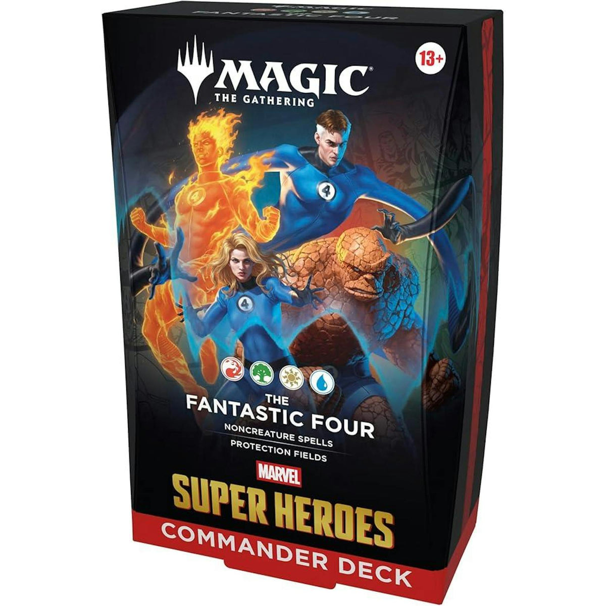 Magic the Gathering Marvel Super Heroes Commander 4-Deck Case