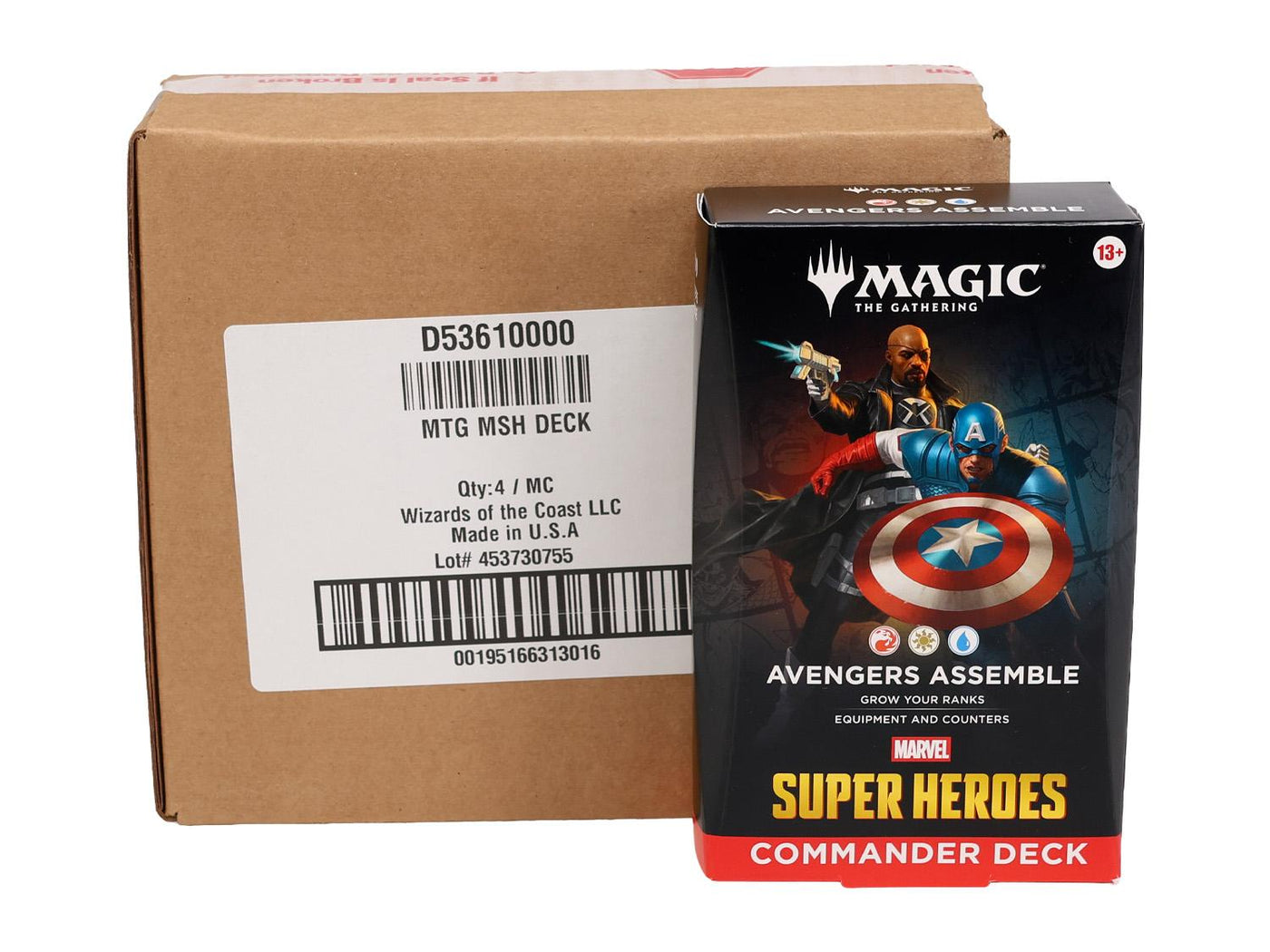 Magic the Gathering Marvel Super Heroes Commander 4-Deck Case
