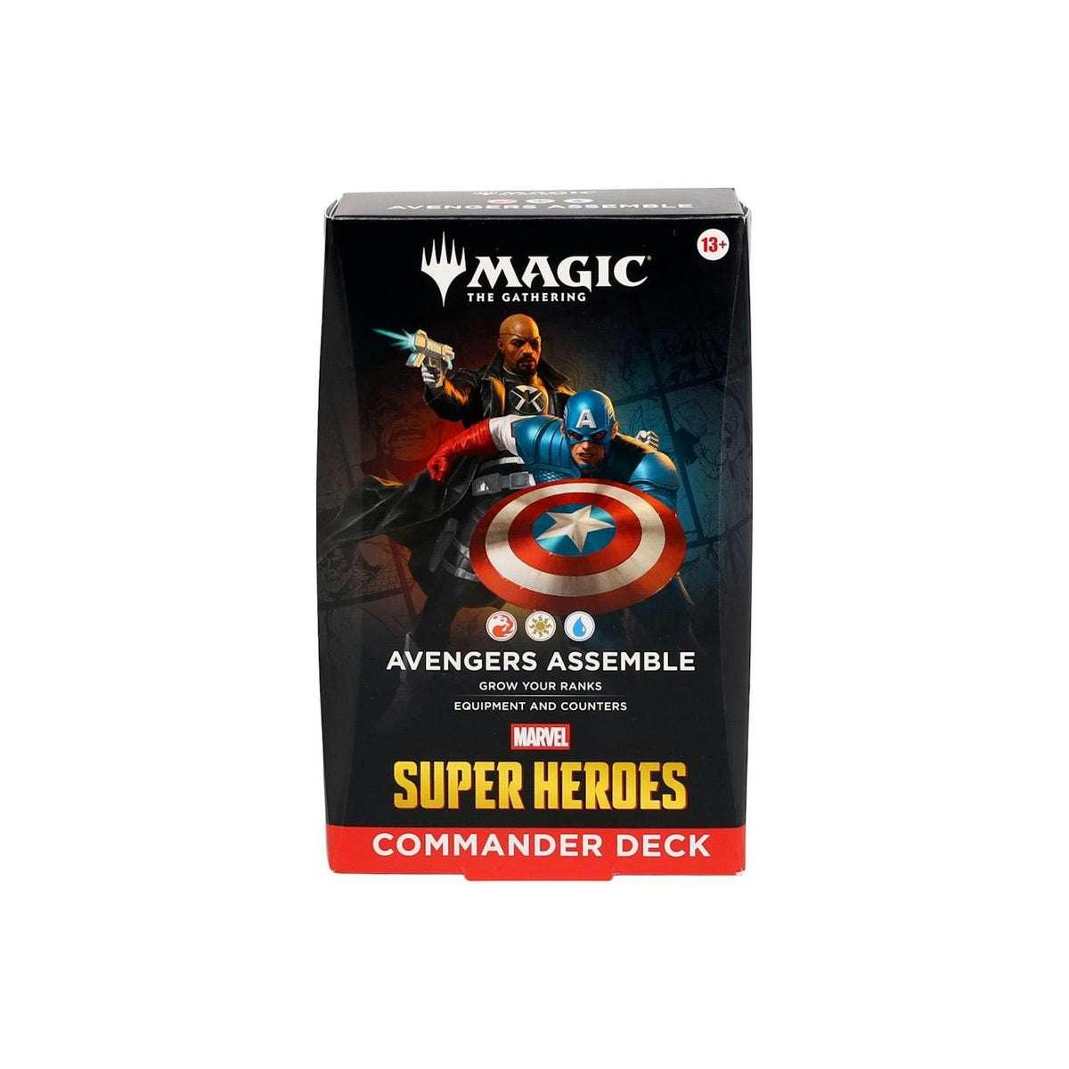 Magic the Gathering Marvel Super Heroes Commander 4-Deck Case