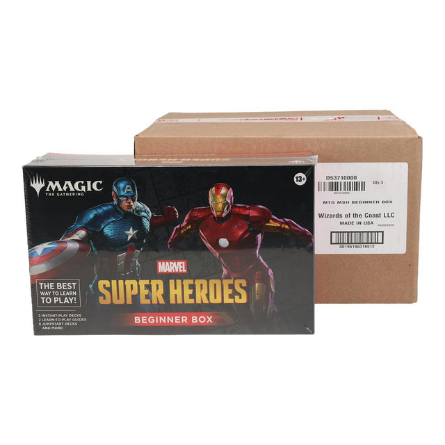 Magic the Gathering Marvel Super Heroes Beginner 3-Box Case