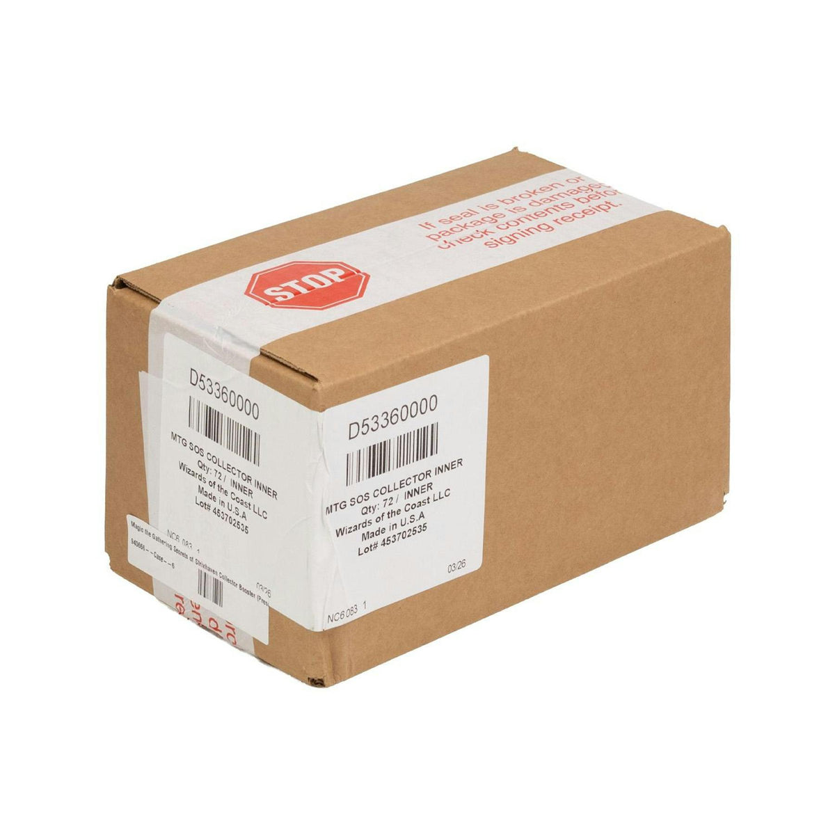 Magic the Gathering Secrets of Strixhaven Collector Booster 6-Box Case
