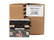 2025 Panini Prizm Black Football Hobby 12-Box Case